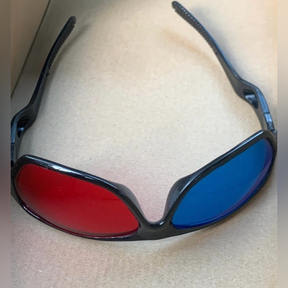 1990s Vtg Adult One Size 3D Movie Image Viewing Glasses - Picture 7 of 8